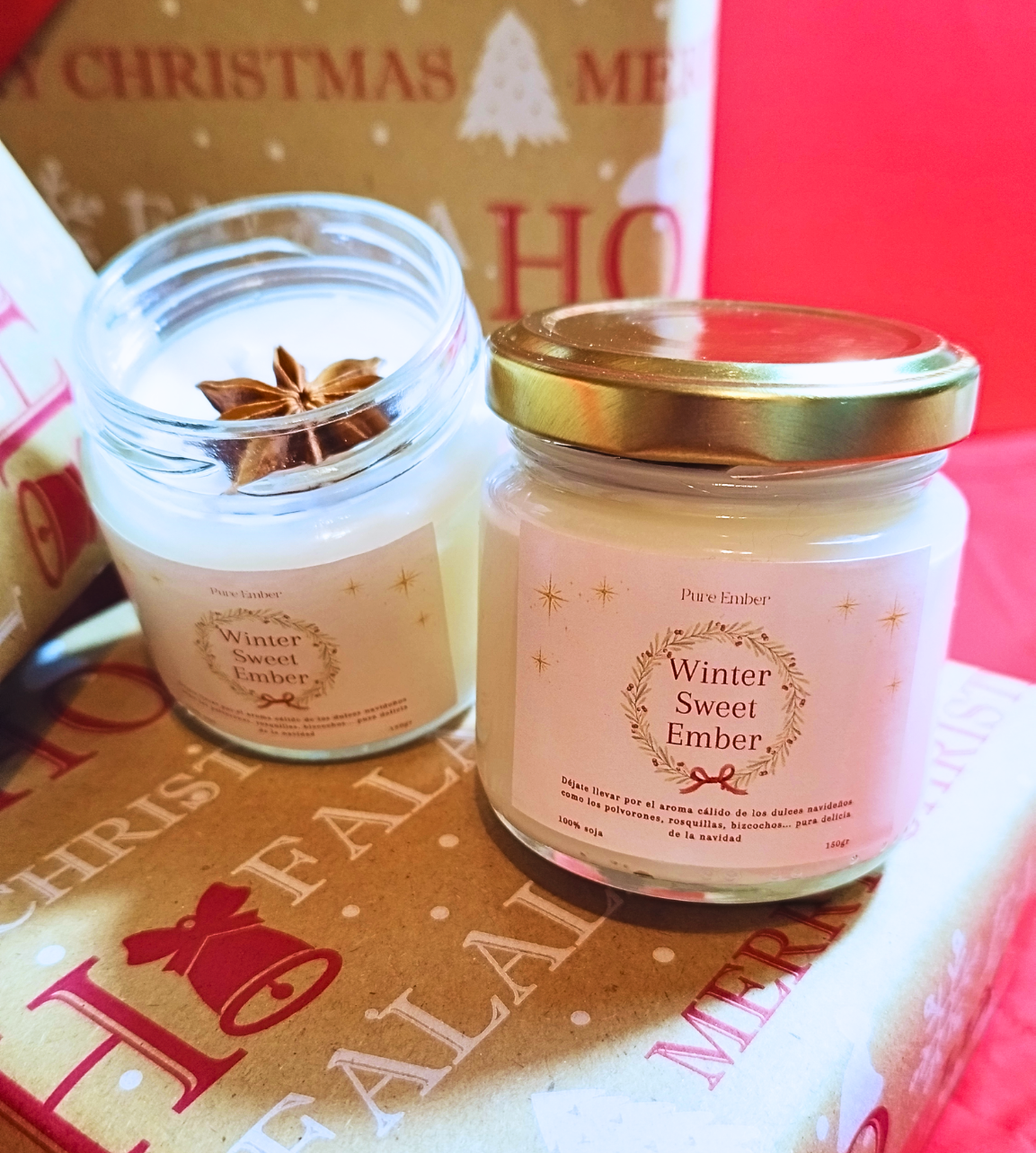 Vela Pequeña - Winter Sweet Ember